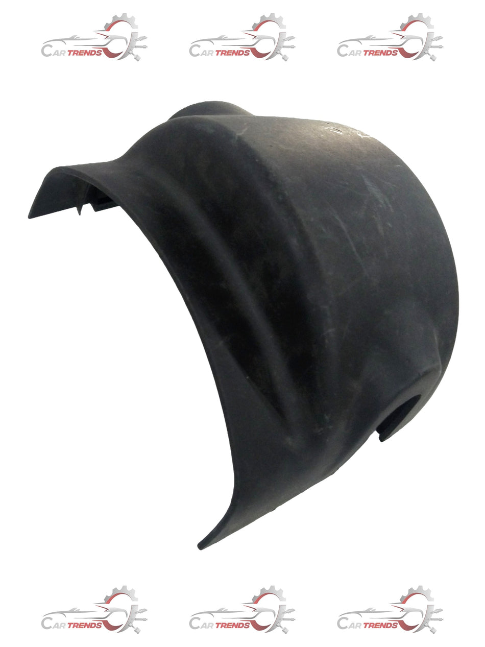 CarTrends Chevrolet Spark lower steering column cover showing a close-up of the black plastic part with mounting details.