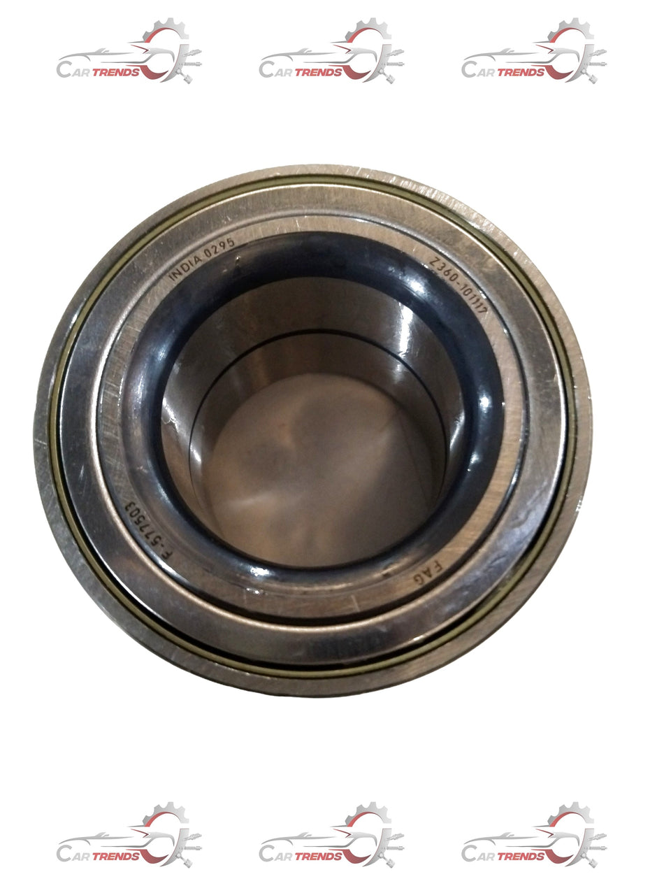 Front bearing wheel for Maruti Suzuki Swift, Baleno, Brezza, and Ertiga models, showing the metal wheel component.
