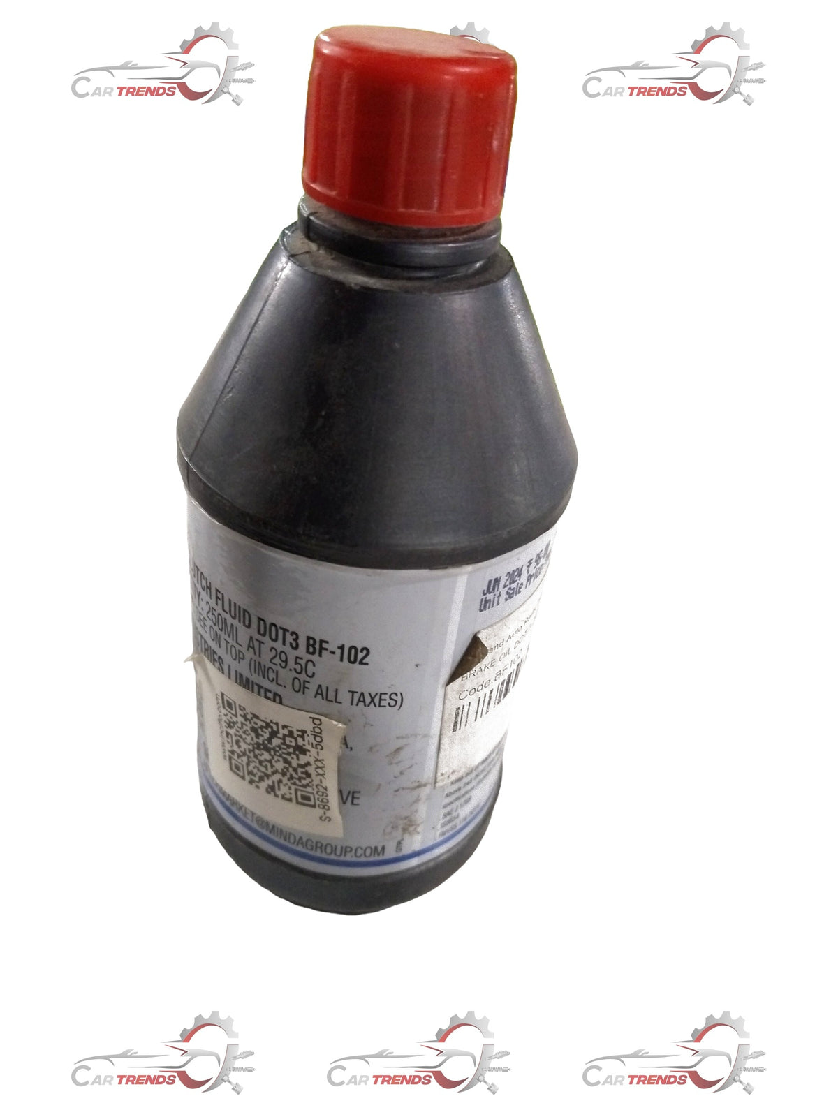 MINDA BRAKE OIL DOT 3 250ML | PUNCH/ALTROZ/SAFARI/HARRIER | # BF102 BF102 - Back view