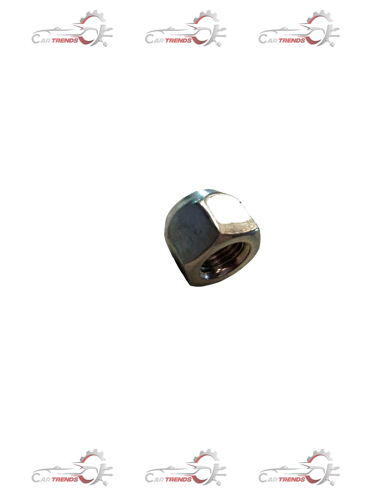 Maruti Suzuki wheel nut for Swift, Dzire, Baleno, and Breza vehicles, showing a close-up of the metallic wheel nut.