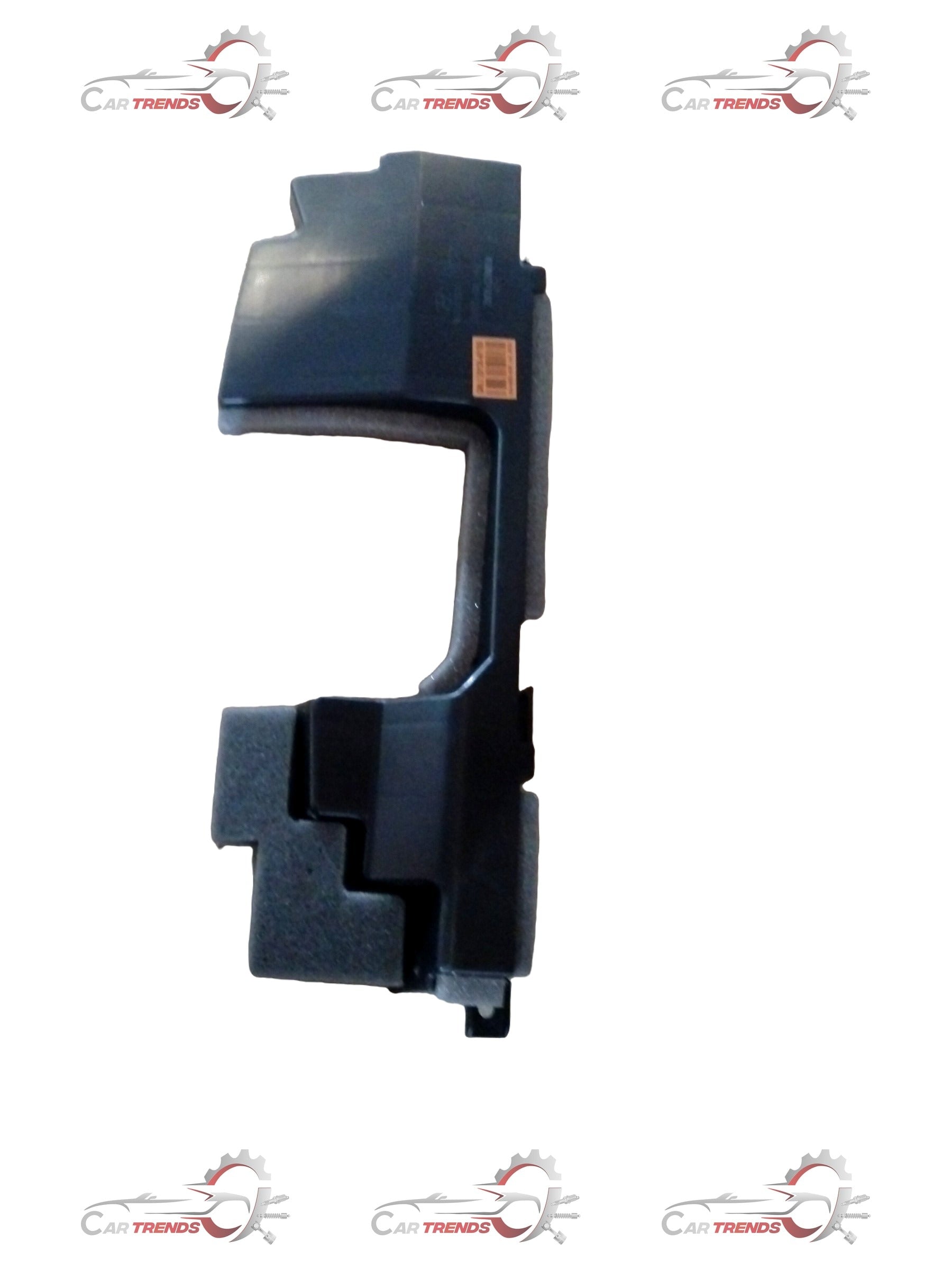 Hyundai Guard-Air RH 29136AY100 automotive part showing a close-up of the black plastic component with labels and connectors.