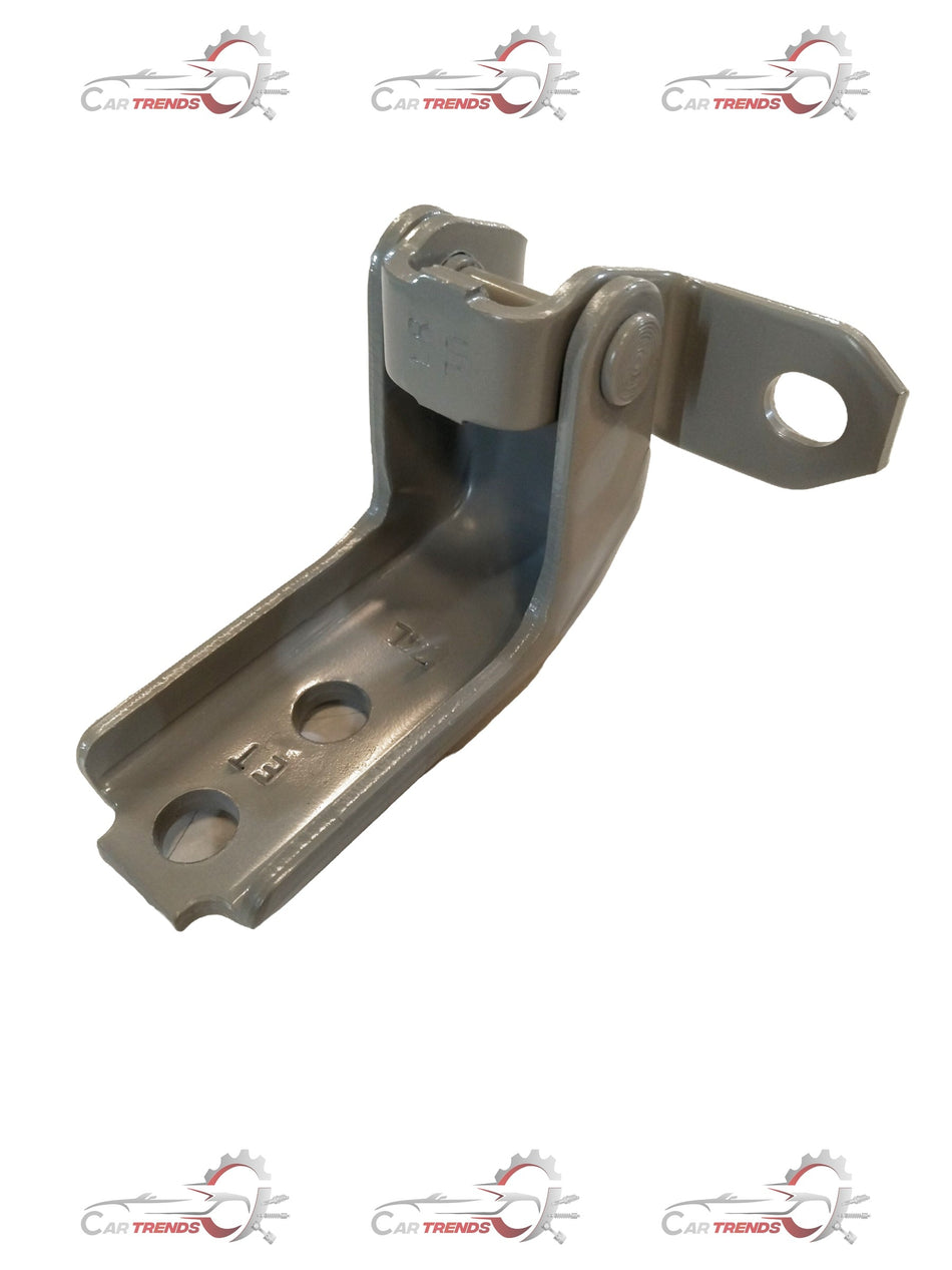 Maruti Suzuki Swift LH upper hinge door component showing metal hinge with mounting points for vehicle door repair.