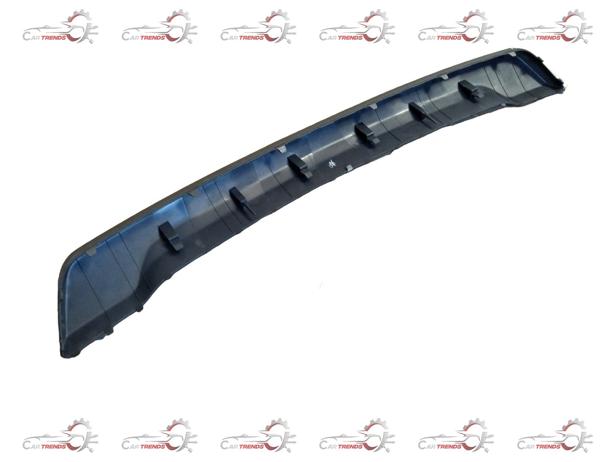 Hyundai Creta front skid plate in black, protective metal undercarriage component for vehicle durability.