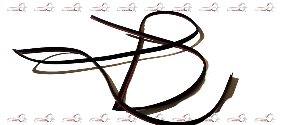 Maruti Suzuki windshield molding for Suzuki Swift, showing a close-up of the black rubber trim part.