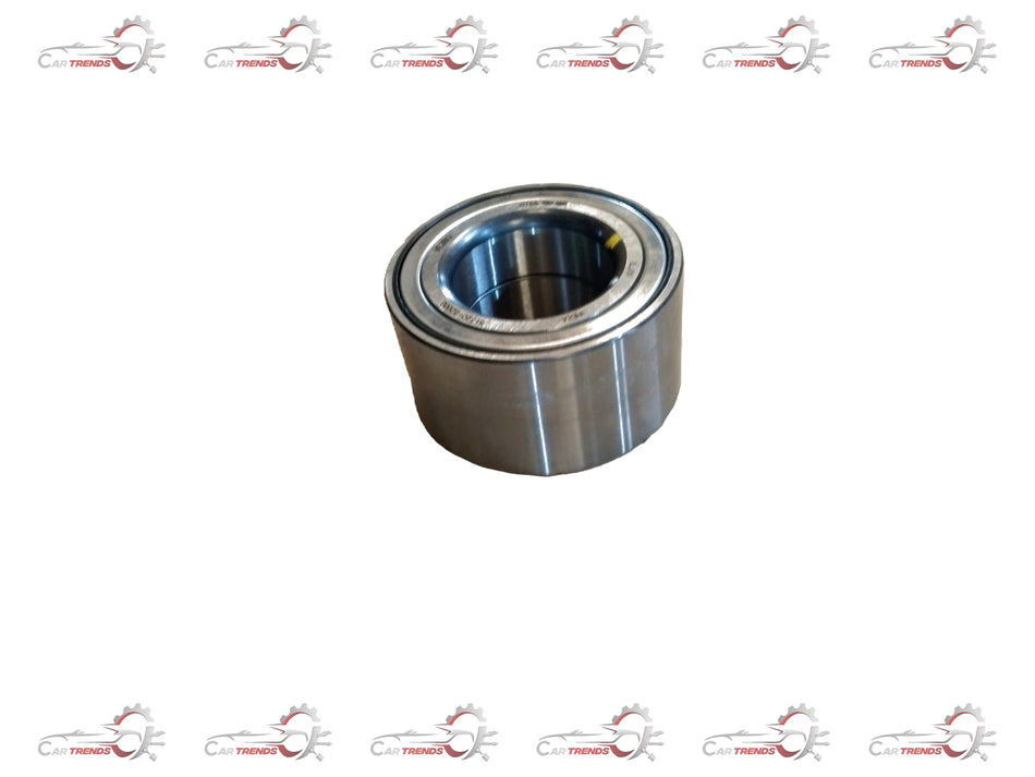 Hyundai front wheel hub bearing, automotive part, with metal components and mounting holes, designed for vehicle wheel assembly.