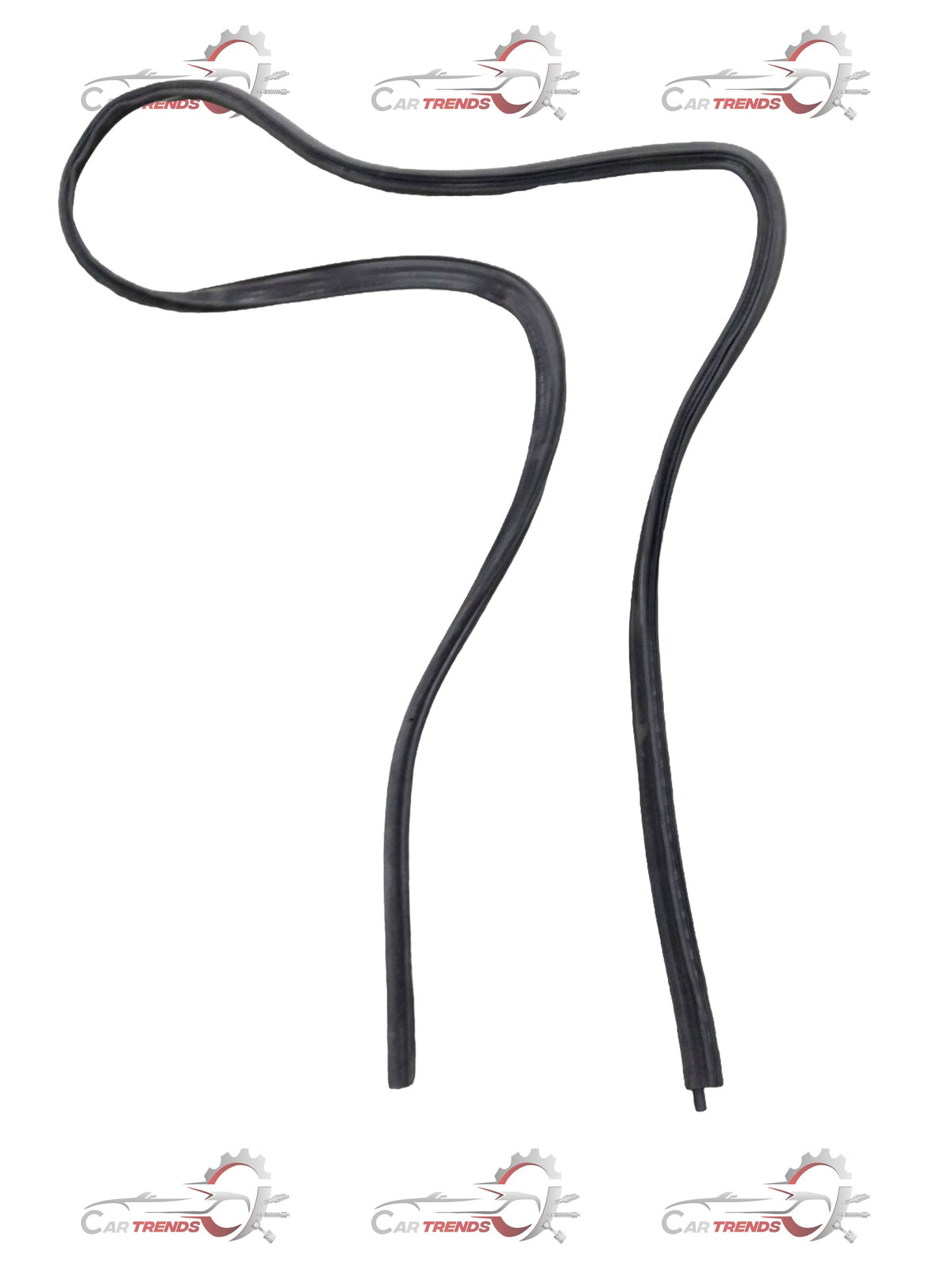 Weatherstrip compartment lid for Chevrolet Corsa, OEM part from General Motors, showing the rubber seal and lid edge.