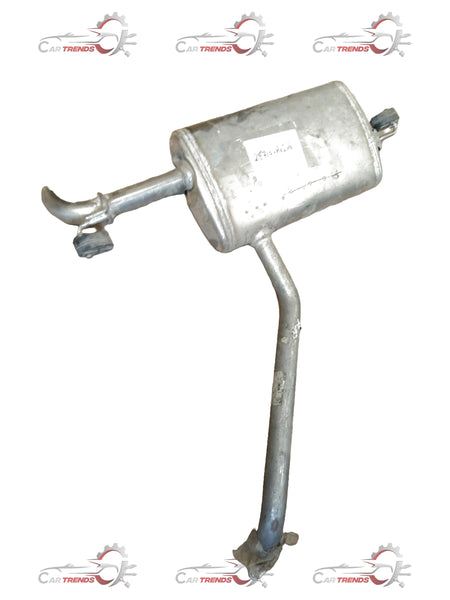 CarTrends Creta muffler spare part, metallic exhaust component with pipes and fittings, designed for vehicle exhaust system.