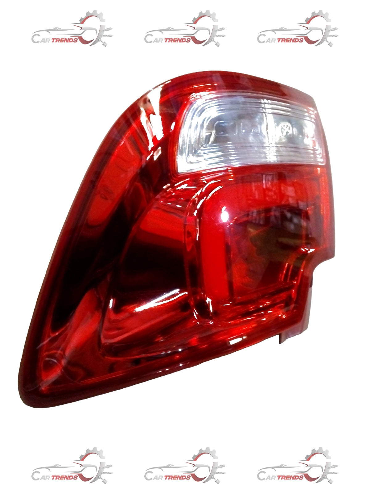 CarTrends tail light for Maruti Suzuki Swift Dzire 3rd gen, Ertiga, Baleno, and Dzire model, showing the red and clear lens design.