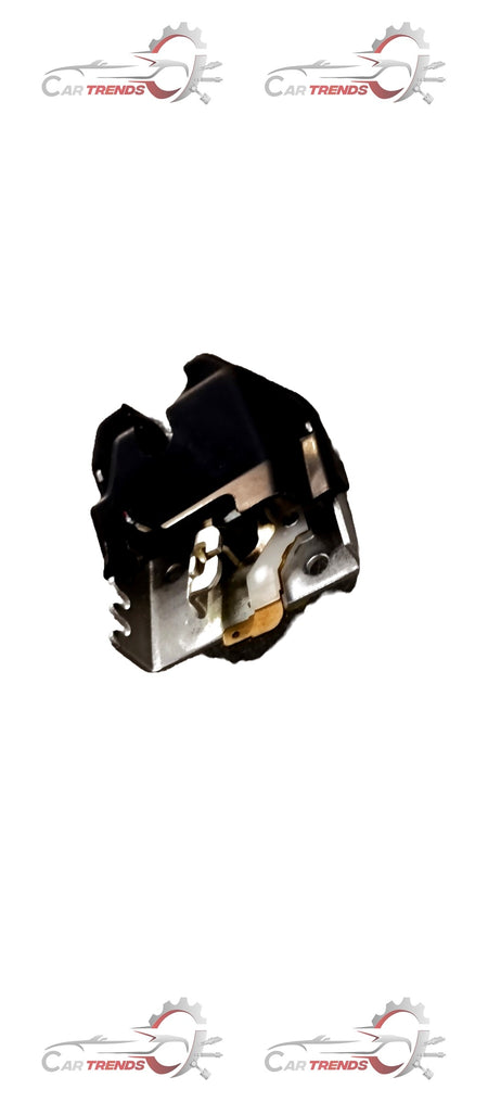 Chevrolet Aveo trunk lid latch assembly by General Motors, showing the metal latch mechanism and mounting points.