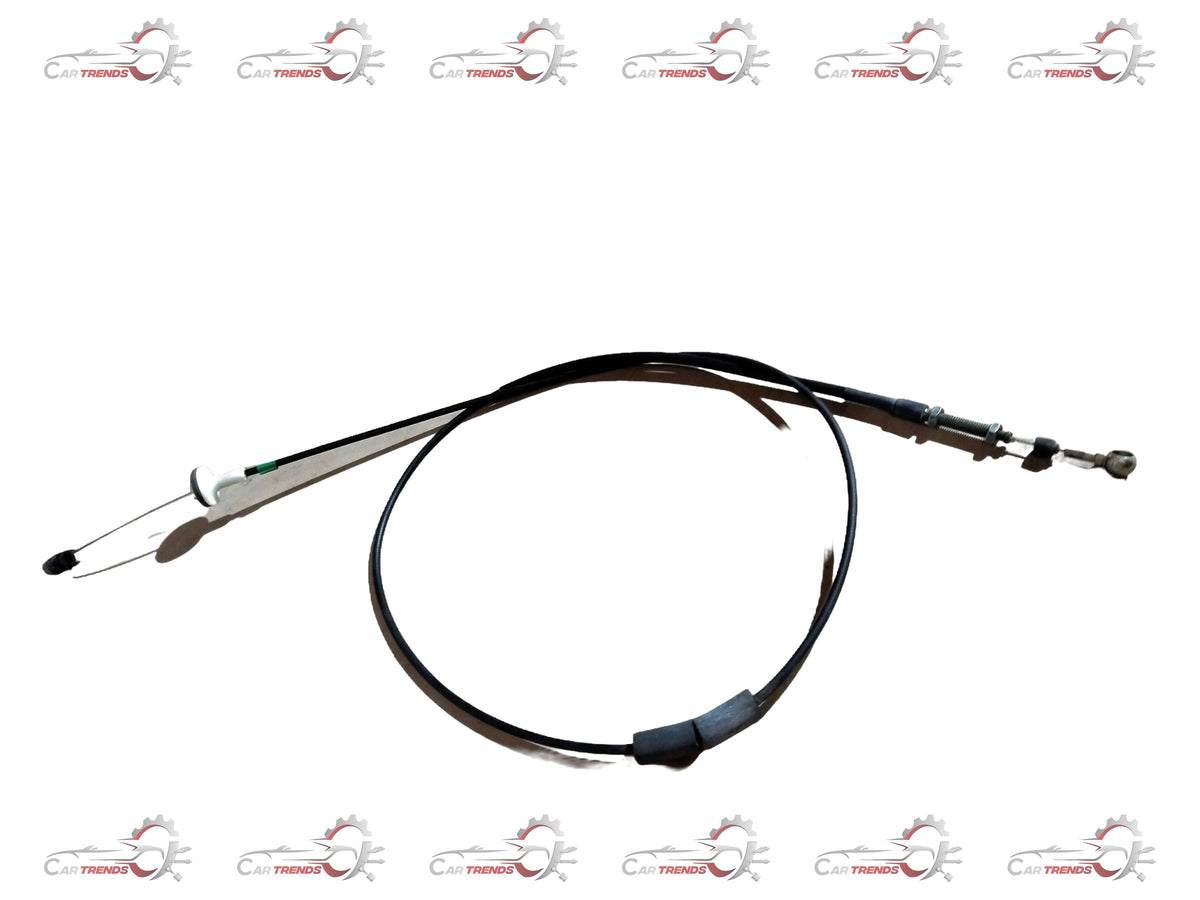 CarTrends diesel accelerator cable for right-hand side, showing the cable with connectors and protective housing.