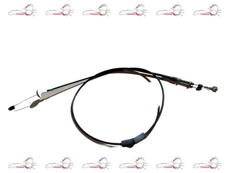 CarTrends diesel accelerator cable for right-hand side, showing the cable with connectors and protective housing.