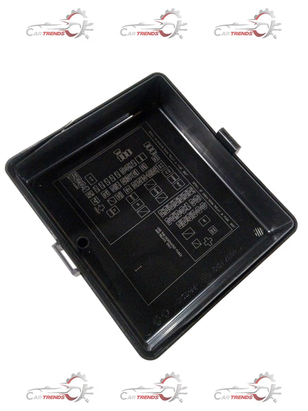 Maruti Suzuki Coverrelay box 36717M62S00, automotive relay component, with black plastic casing and electrical connectors visible.
