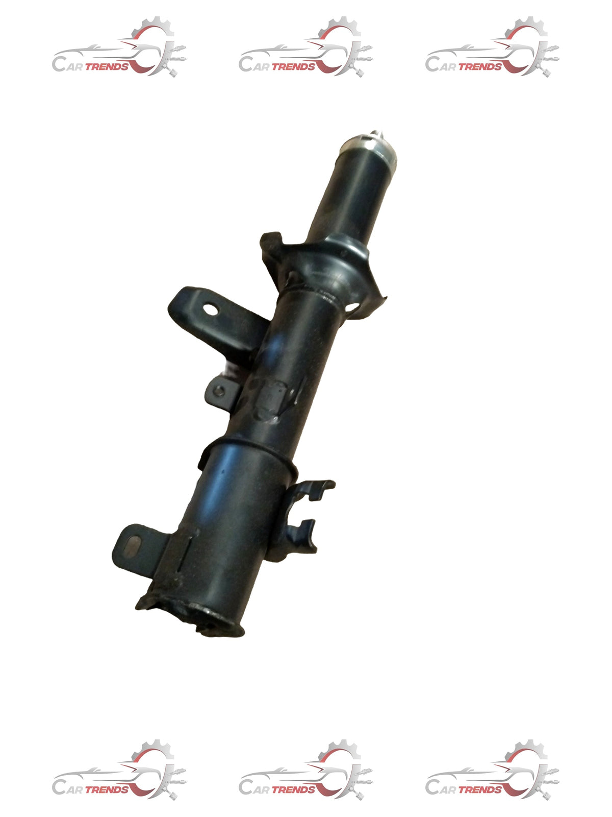 Maruti Suzuki strut assembly for suspension system, showing the metal coil and mounting components in a detailed view.