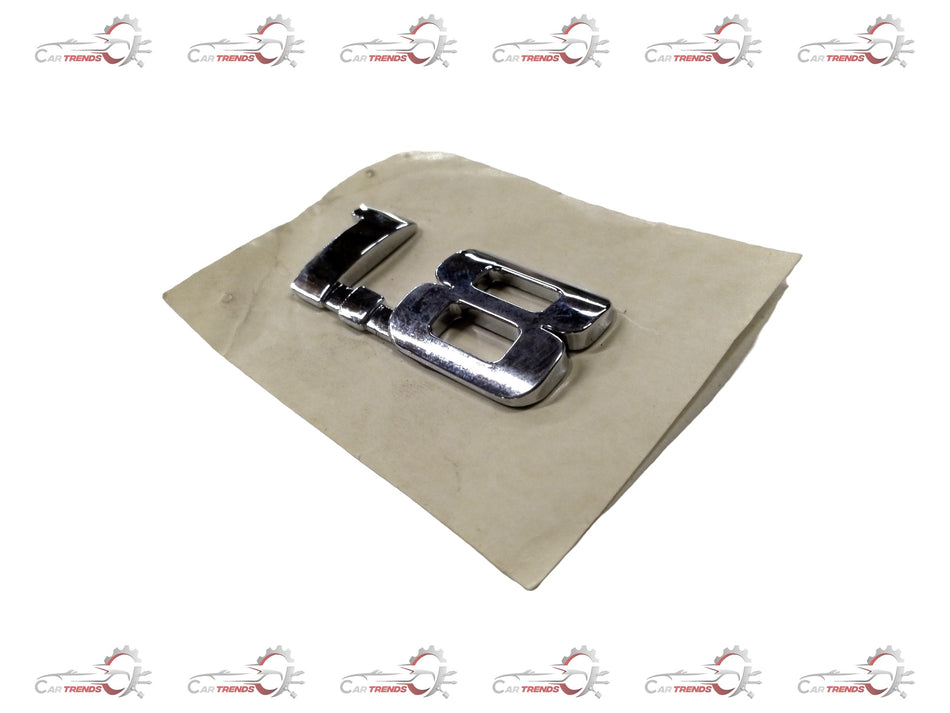Chevrolet Optra lettering assembly part with metal characters, designed for General Motors vehicles, shown in close-up.