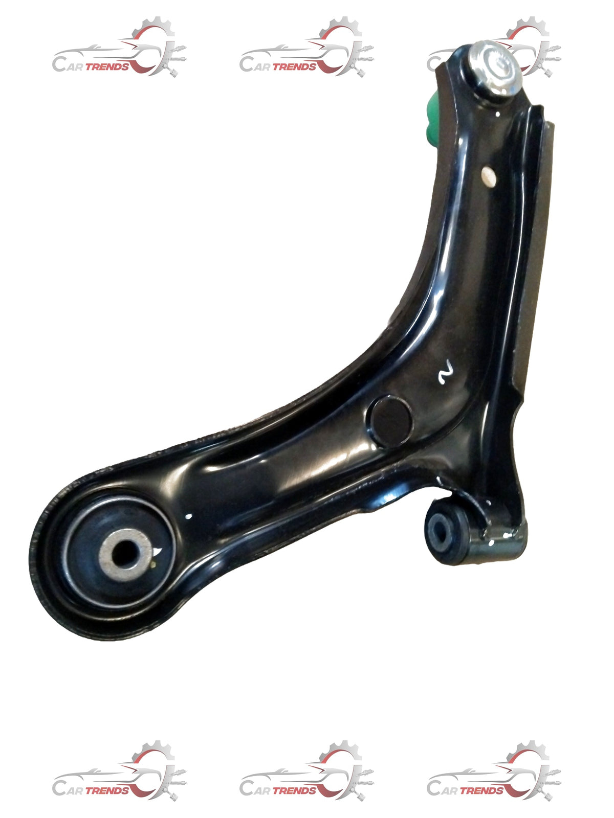 Front suspension arm assembly for Maruti Suzuki vehicle, showing metal components and mounting points in a close-up view.
