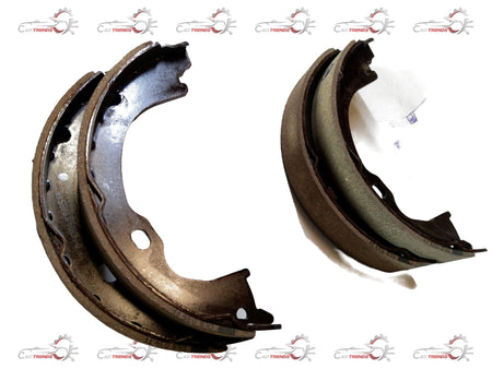 Tata Hexa or Aria rear brake lined shoe assembly kit, part #287042300163, showing the brake shoe components in the image.