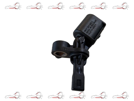 Volkswagen sensor for A4, A5, Q5 models, white color, close-up of the sensor component with wiring and mounting details.