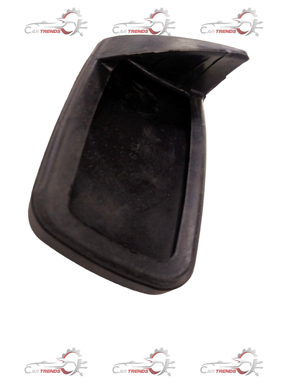 CarTrends brake pedal pad for Chevrolet Cruze, close-up view showing textured rubber surface and mounting area for easy installation.