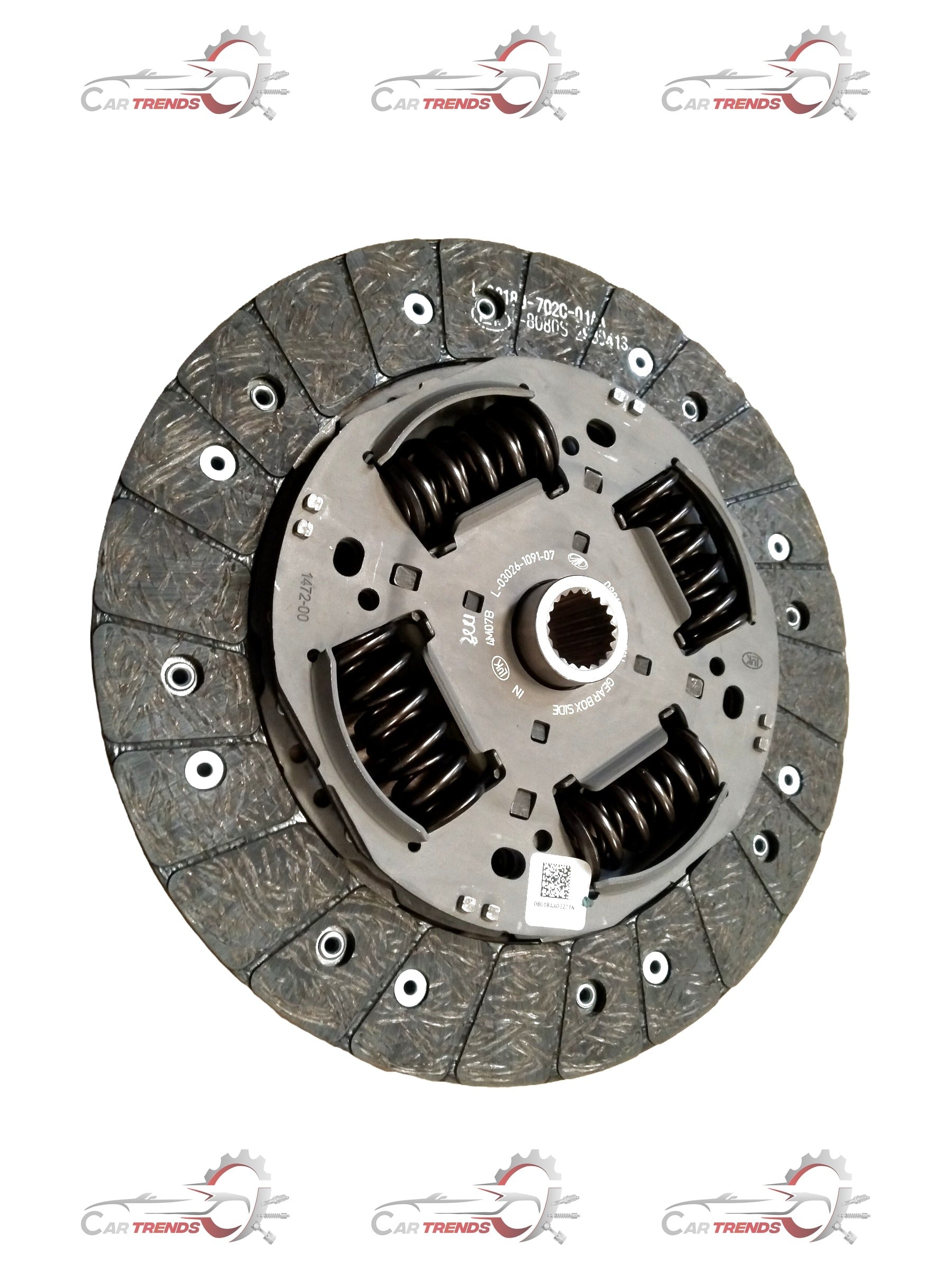 Mahindra clutch plate for 130HP models, suitable for Bolero, Scorpio, Thar, and Xylo vehicles, with part number 0801BAA02271N.