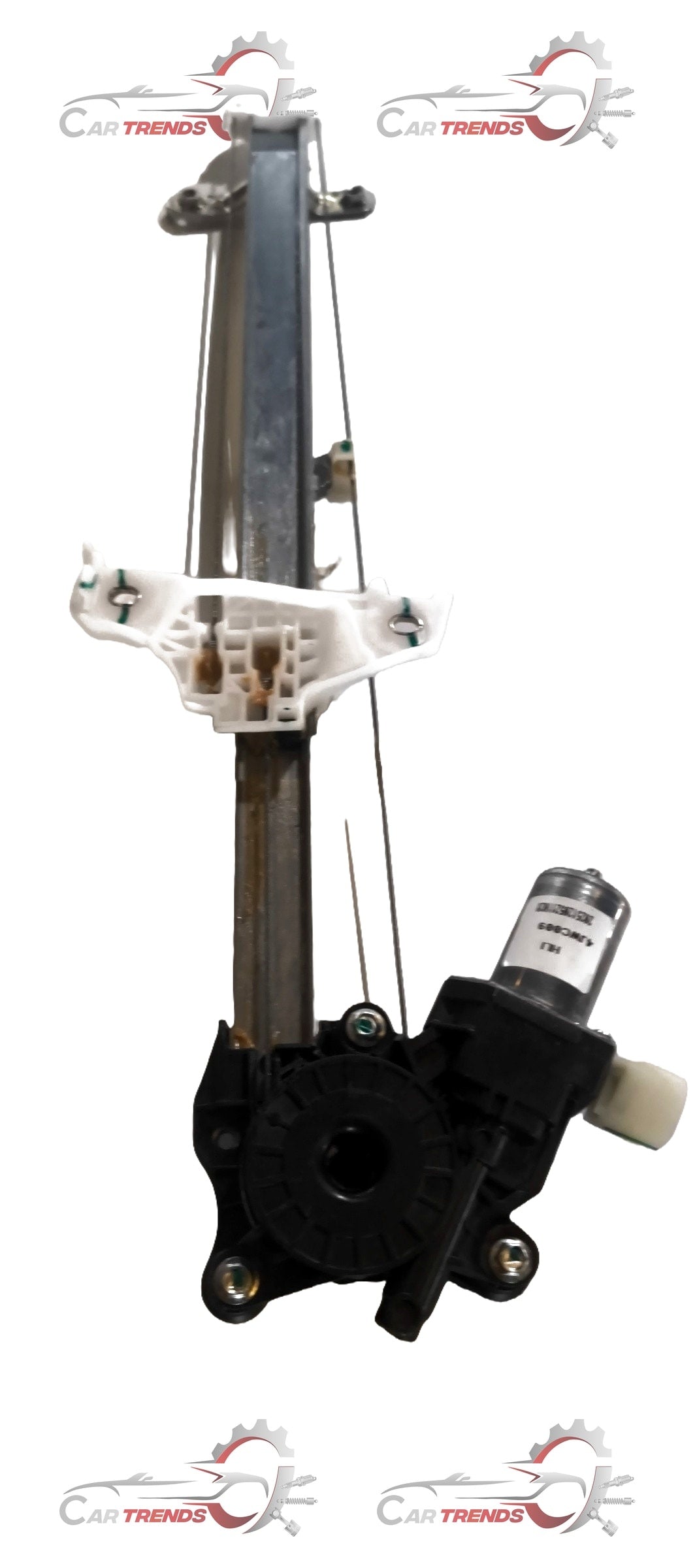 Maruti Suzuki front right window regulator assembly showing electrical and mechanical components.