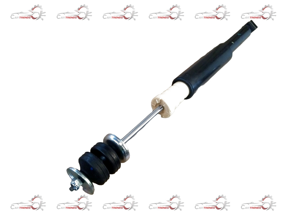Maruti Suzuki absorber rear shock for Swift Dezire, showing the black coil spring and mounting components in detailed view.