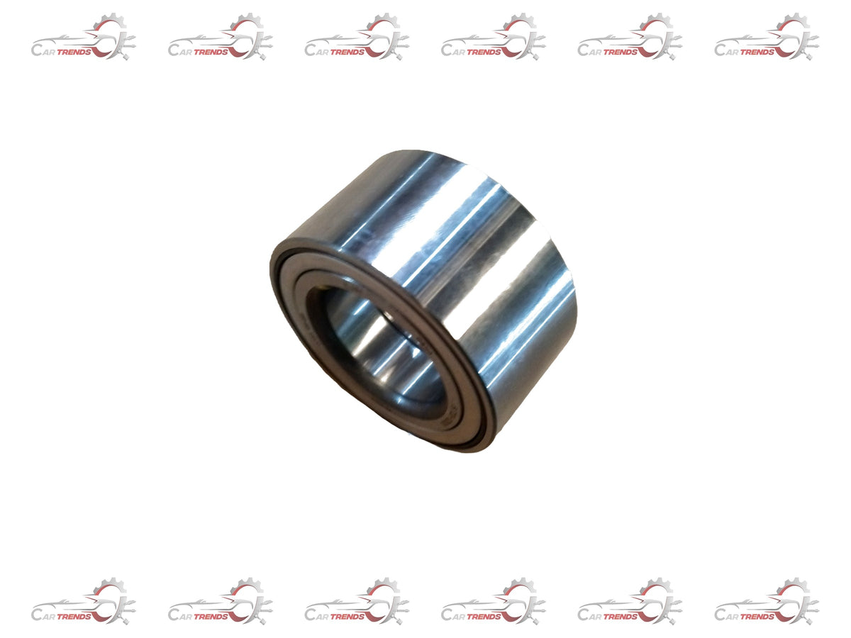 Hyundai front wheel hub bearing with metal components and mounting holes, designed for vehicle wheel assembly.