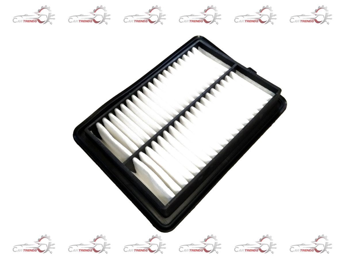 Maruti Suzuki air filter for Baleno, Fronx, Brezza K10C Boosterjet turbo petrol models, shown in close-up.