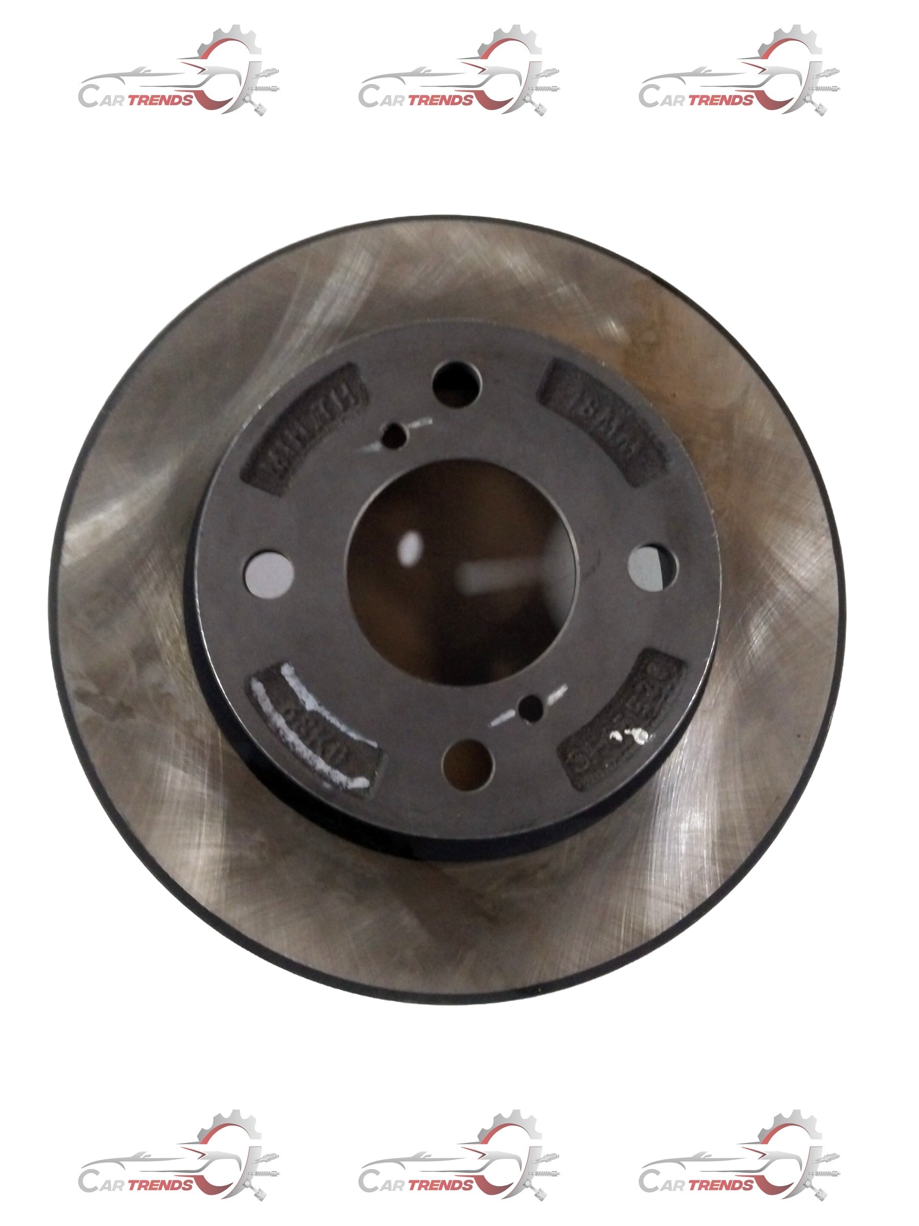 Front disc brake for Maruti Suzuki Ritz, Swift, Dzire models, showing the black metal brake disc and mounting components.