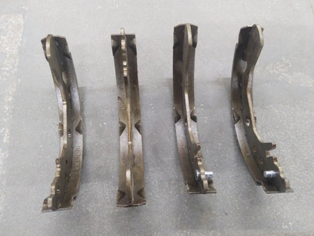 Rear brake shoe for Swift T2, Dzeir, Ritz, and Ciaz (2014-2019) by CarTrends, shown in a close-up image.