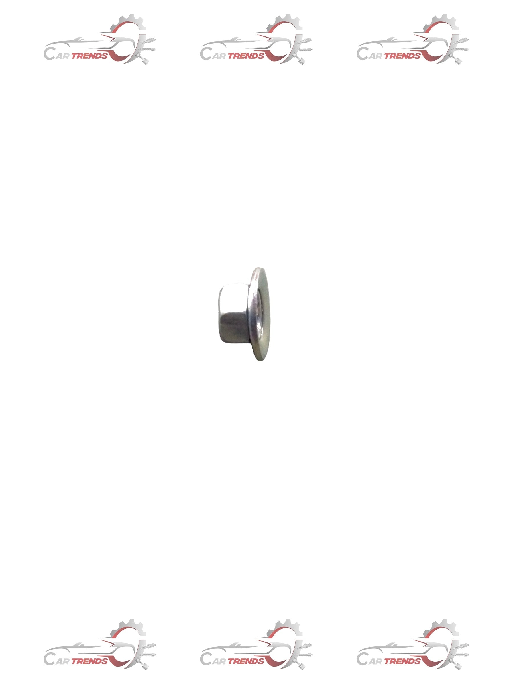 Honda nut washer 6mm part 9407106080, showing a close-up of the metal washer with Honda branding and specifications.