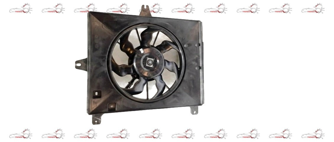 Maruti Suzuki fan assembly for WagonR, Stingray, Alto K10 K-series petrol models, showing the fan and mounting components.