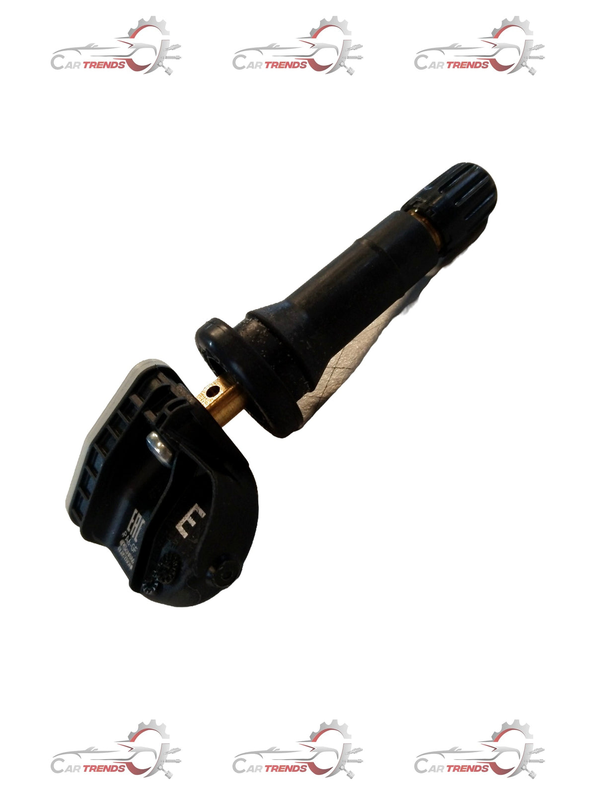 Hyundai Alcazar tire pressure monitoring system valve showing a close-up of the valve component for vehicle tire pressure monitoring.