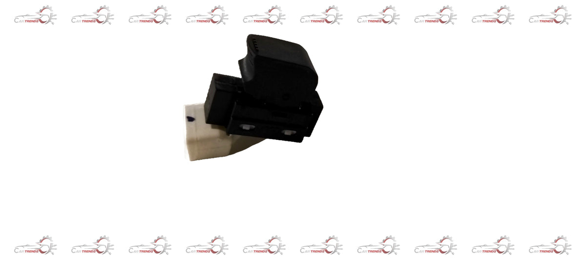 CarTrends power window switch assembly for Suzuki Swift, Baleno, Brezza, Alto; close-up of the spare part with buttons and wiring.