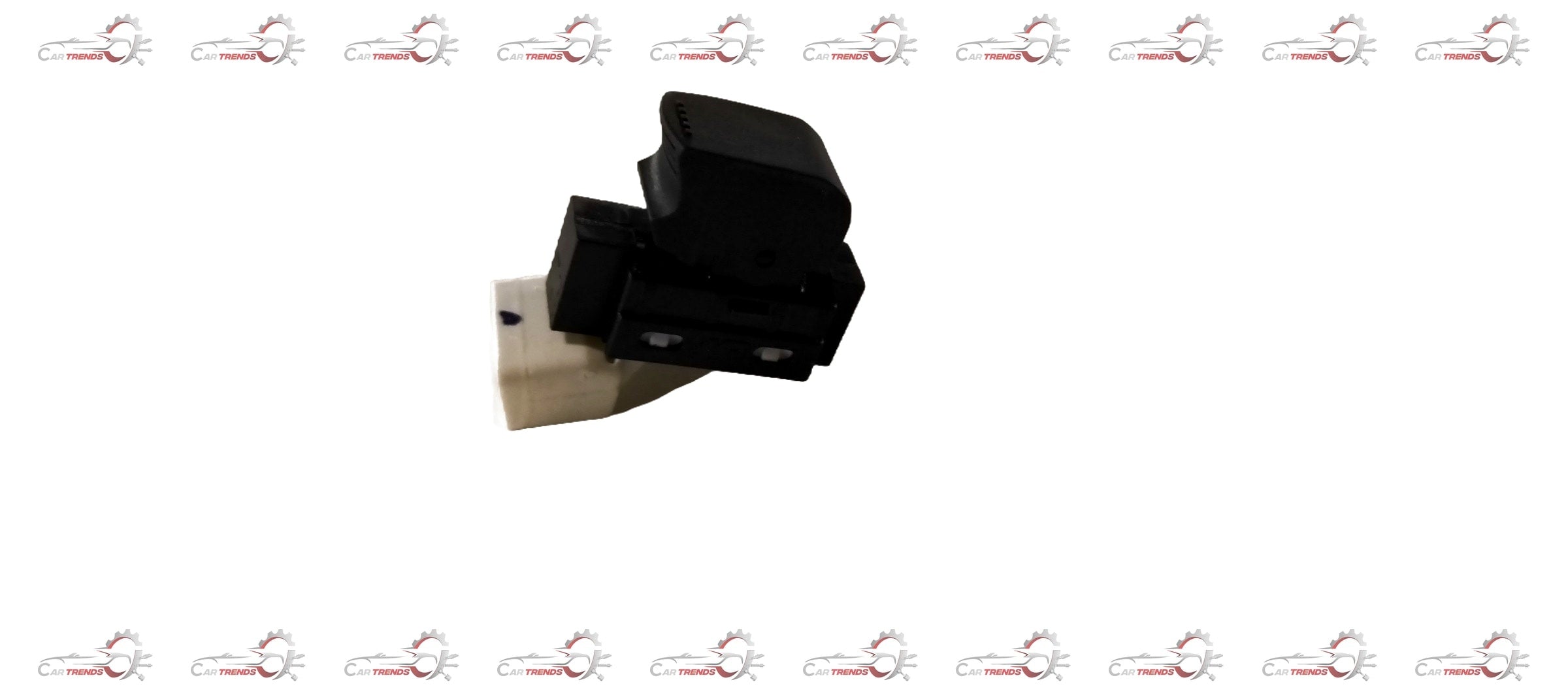 CarTrends power window switch assembly for Suzuki Swift, Baleno, Brezza, Alto; close-up of the spare part with buttons and wiring.