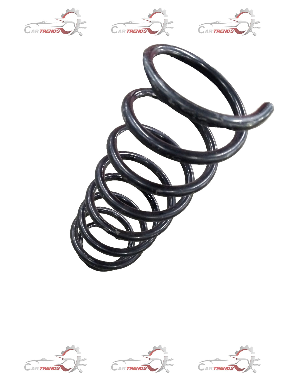 Rear spring coil for Chevrolet Aveo from General Motors, showing the metal coil spring component in a close-up image.