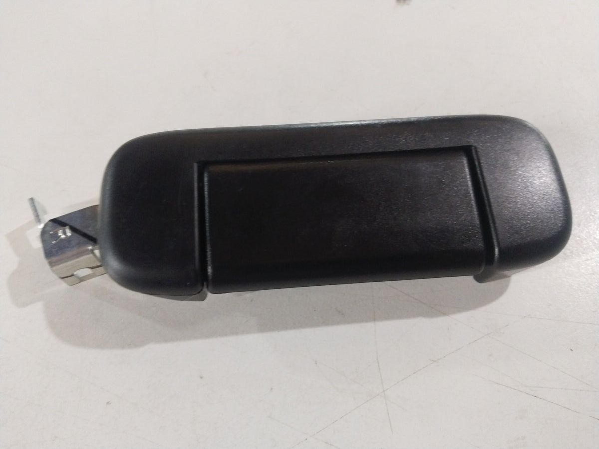 Black right-hand outer door handle for Maruti Suzuki Eeco, showing the sleek design and mounting hardware.