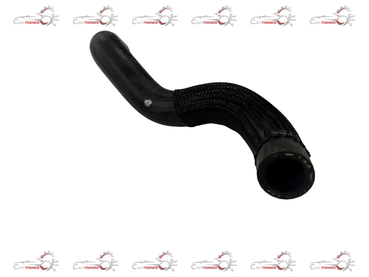 General Motors Chevrolet Captiva water pump inlet hose, black rubber with metal connectors, designed for engine cooling system.