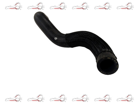 General Motors Chevrolet Captiva water pump inlet hose, black rubber with metal connectors, designed for engine cooling system.