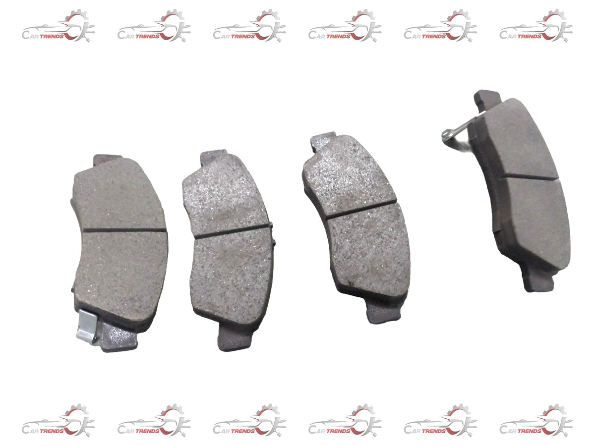 CarTrends brake pad for City 1, 2 & 2 Pet front, showing the black friction surface and metal backing in a clear, detailed view.