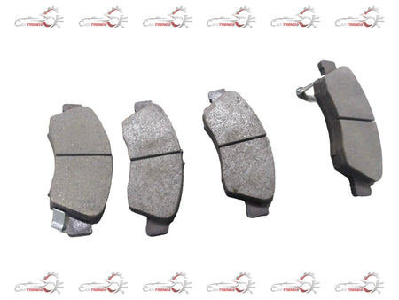 CarTrends brake pad for City 1, 2 & 2 Pet front, showing the black friction surface and metal backing in a clear, detailed view.