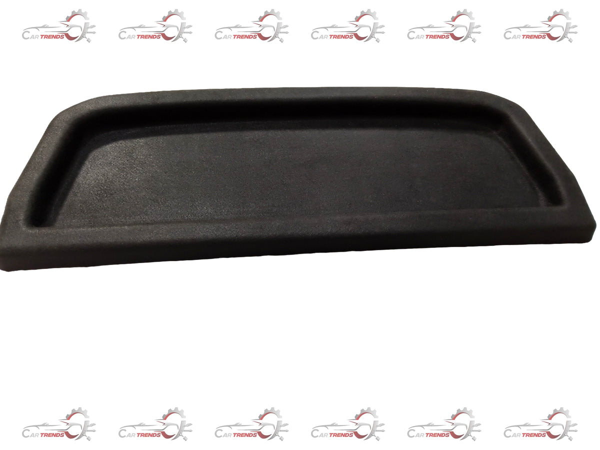 Gfx parcel tray for Alto K-10 all models, showing durable black plastic tray with fitted edges for secure parcel storage.