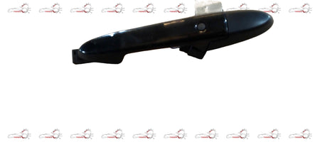 Honda left front outer door handle assembly for smart door, shown in close-up with metal and plastic components.
