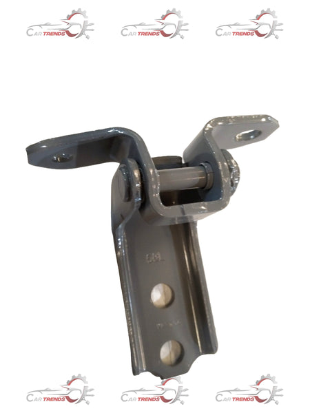 Maruti Suzuki front door upper left hinge, vehicle part with metal hinge mechanism and mounting points.