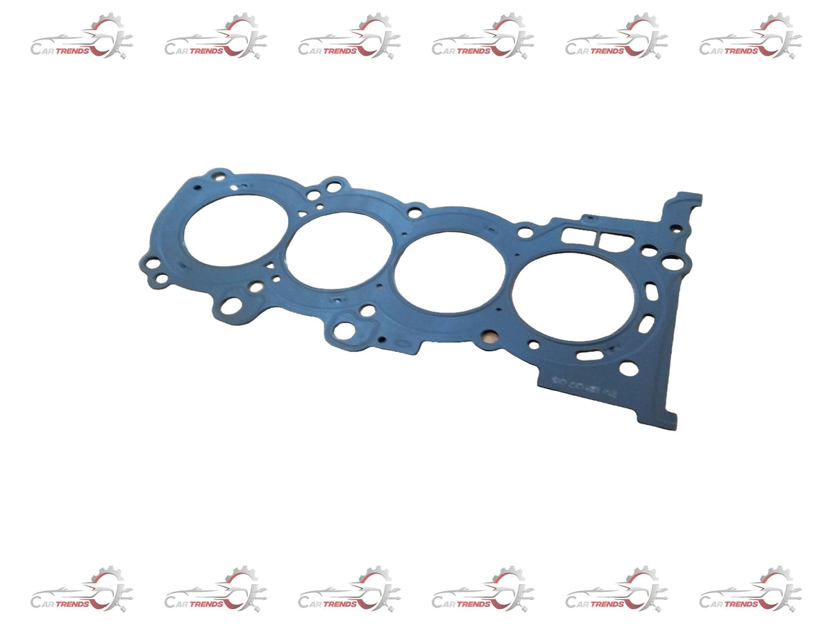 Hyundai cylinder head gasket spare part shown in a close-up image, detailed metal and rubber components visible.