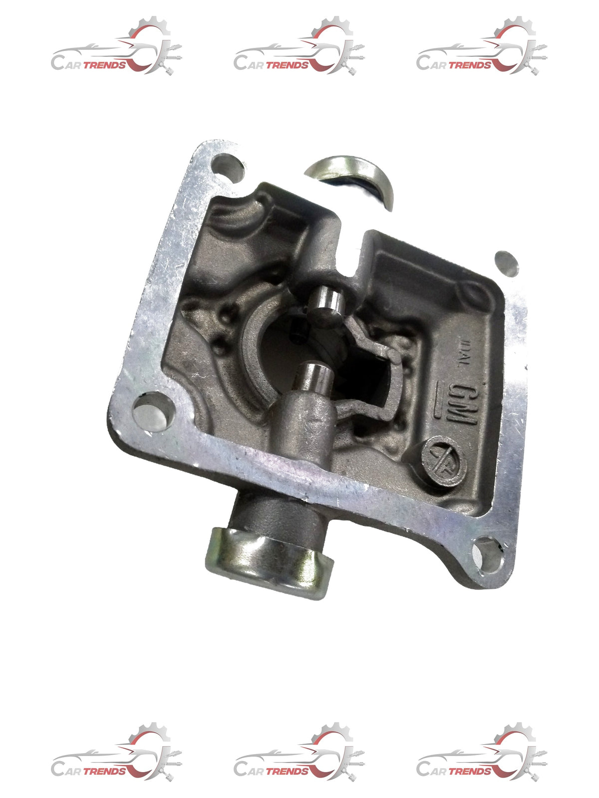 CarTrends Chevrolet Tavera transmission quad box spare part, showing metal casing and connection points for vehicle repair.