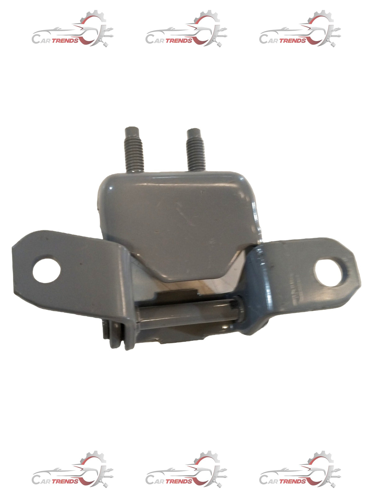 Maruti Suzuki Swift LH upper hinge door part, close-up view showing metal hinge and mounting points.