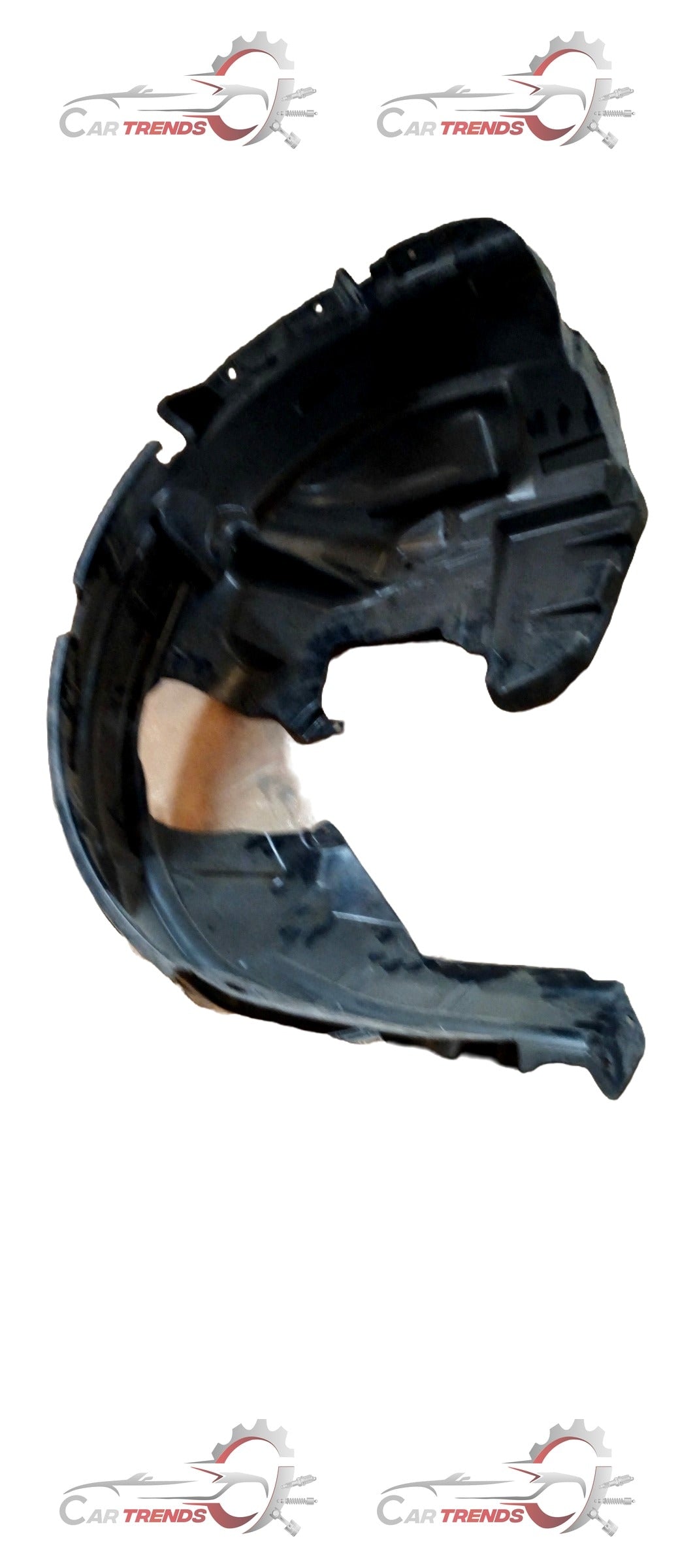Ford front right body side shield, vehicle side protection part, shows the shield attached to the car's side panel.