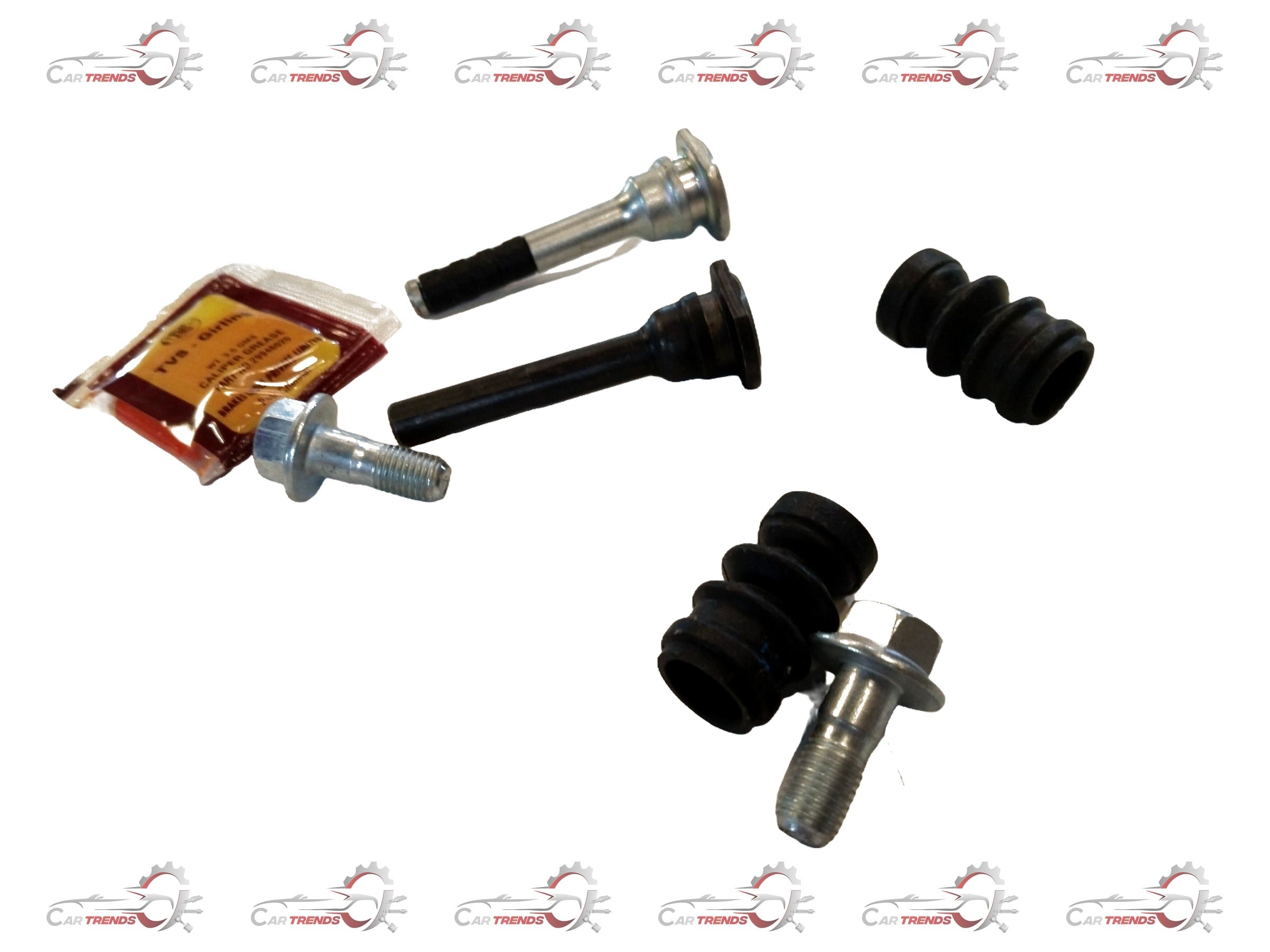 CarTrends Cliper Pin Swift New Model 55850M68P01 spare parts, close-up of the metal clip pin with detailed design features.