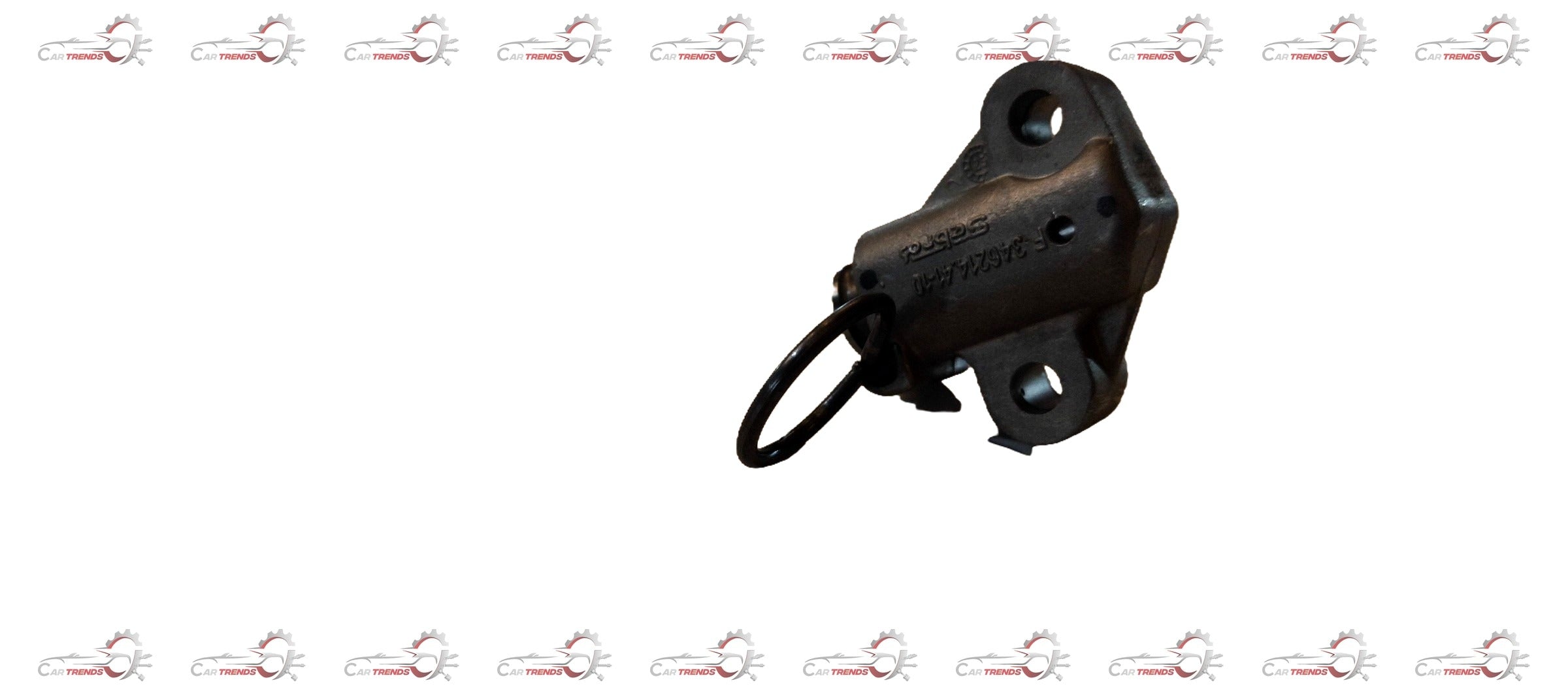 Hyundai 243702A700 automotive part, close-up view showing detailed black plastic component with Hyundai branding.
