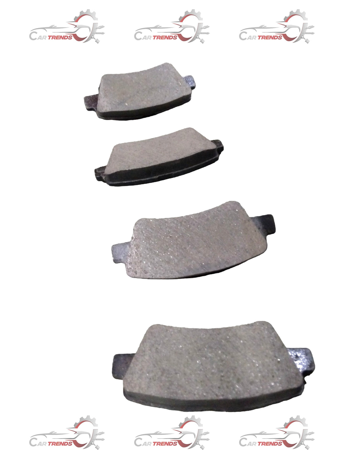 Rear brake shoe for Hyundai SANTRO T3 2018, CarTrends brake shoe model #SA182, showing the metal and lining components.